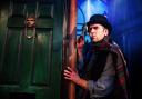 Ben Caplan as Sherlock Holmes in A Sherlock Carol at Marylebone Theatre