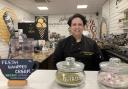 Michelina Caliendo-Sear behind the counter of her award-winning parlour in Kentish Town Road