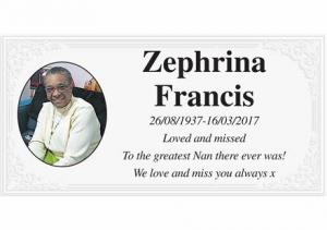 Zephrina Francis