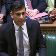 Rishi Sunak delivering his spring statement in the House of Commons
