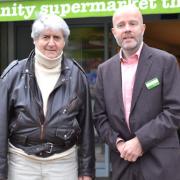 Tom Conti and Andrew Thornton, who runs the Budgens in Haverstock Hill and was vocally opposed to Tesco's plans