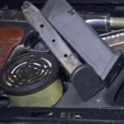 Three handguns were found in a home in Hackney