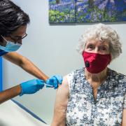 83-year-old Josephine Casey was the first person in Hackney to receive a coronavirus vaccine.