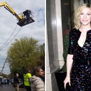 A crane has been spotted filming near Becky’s Convenience Store in Archway, with Cate Blanchett among those reportedly on the movie set