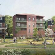 A CGI of one of the approved schemes for the Grange estate