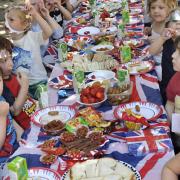 Church Row Nursery pupils at a Queen's Diamond Jubilee street party. Picture: Nigel Sutton