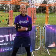 Royal Free Hospital nurse Tom Fernandez trained during lockdown for a Tough Mudder challenge, which also gave him time to raise £15,000 for HIV services