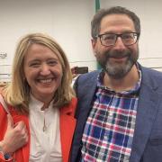 Cllr Georgia Gould with Hampstead Town's new Labour representative, Cllr Adrian Cohen