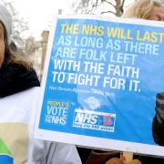 A 2016 protest to Save Our NHS