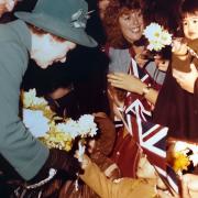Crowds came out in 1978 when the Queen opened the new Royal Free Hospital