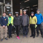 Five Haringey Council candidates were taken on a guided cycling tour around Haringey