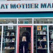 Owner and founder of What Mother Made, Charlotte Denn, outside the new store in Fortis Green Road, Muswell Hill
