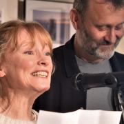 Claire Skinner and Hugh Dennis at a Highgate Roman Kiln fundraiser