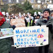 Mortimer Terrace Nature Reserve founders Jeanne Pendrill and Terry Reynolds who founded the reserve in 1987 with community wishing to save the protected land