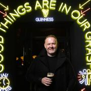 Lock Tavern landlord Patrick Frawley welcomed the Camden pub's Christmas makeover sponsored by Guinness