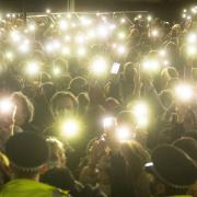 A vigil on Clapham Common for Sarah Everard