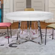 Ligne Roset Ava dining table, POA, and Tadao chairs, POA