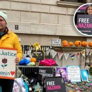 Richard Ratcliffe on hunger strike, demanding the UK government brings Nazanin home