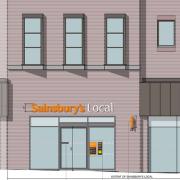 A view of the new proposed Sainsbury's for Hampstead High Street
