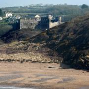 Laura Marks spent her staycation at Manorbier, Wales