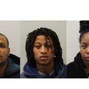 Andre Sinclair, Ashley King, 23, and Layla DaSilva, carried out a string of violent robberies