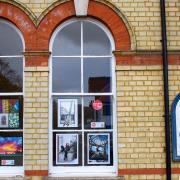 The Artists Walk trail takes place in the park and windows of buildings around Alexandra Palace