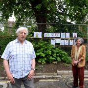 Barbara Bryant, Barry and Margaret Benson and John Bryant are among those hoping Haringey don't allow the removal of a lime tree in North Hill Avenue, Highgate