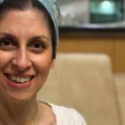Nazanin Zaghari-Ratcliffe with a cake she baked under house arrest in Tehran.
