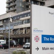 The Royal Free London Hospital has no free critical care beds.