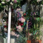 Avalon Flowers with a message to Maida Vale