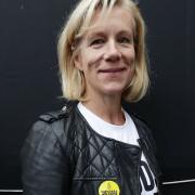 Juliet Stevenson after addressing a rally in Parliament Square in 2016. Picture: Yui Mok/PA