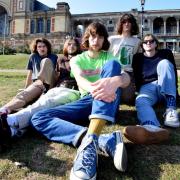 The band Feet at Alexandra Palace, London. From left: Oliver Shasha, Harry Southerton, George Haverson, Callum Parker and Ben Firth. Picture: Polly Hancock