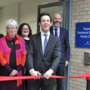 Cllr Andrew Smith opens the Bruckner Road homlessness prevention centre in Queen's Park, Picture: Westminster City Council