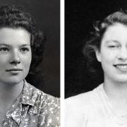 Ruby in 1942 and a young Elizabeth in 1947