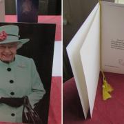 Hornsey Pensioners Action Group member Fred's birthday card from the Queen