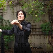 Clara Kanter performs her piece based on great great-grandfather Sholem Asch\'s God of Vengeance at Burgh House as part of the Tsitsit Jewish Fringe