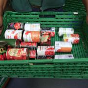 A stock image of food at the Trussell Trust Foodbank