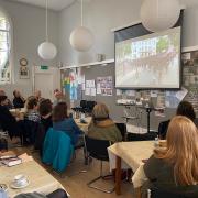 Nearly 40 people were  welcomed by volunteers into The Highgate Society Hall at 10A to watch the Queen's funeral together (Image: Highgate Society)