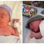 Anastasia and Baby Luck both arrived at 2.26am on Christmas morning so will share Whittington Health's title of first born Christmas baby