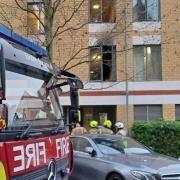Four people were rescued from a blaze at a nursing home in Regent's Park