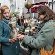 Alexander Porter (left) lost her business when the Hampstead Antiques & Craft Emporium closed (Image: LINDA CHUNG)