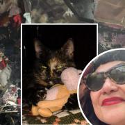 Jolly Kanjalal says that her cat Suki saved her life before her pet died and her home was destroyed in a fire