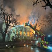 St Mark's Church in St John's Wood destroyed by fire