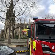 St Mark’s Church was destroyed in a fire