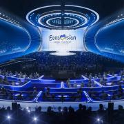The 2023 Eurovision Song Contest stage in Liverpool