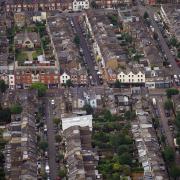 Aerial view of houses in London. The Regulator of Social Housing has found that Haringey Council breached minimum housing standards.