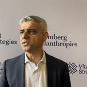 Sadiq Khan, pictured at the summit on Wednesday. Credit: Local Democracy Reporting Service