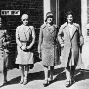 Universal adult suffrage came to Britain in 1929 and these women, between the ages of 21 and 28, voted for the first time in a  polling station in Stepney, East London (Image: PA)