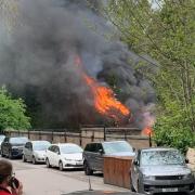 Blaze in Archway Road