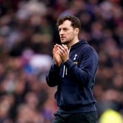 Tottenham's acting head coach Ryan Mason applauds the fans